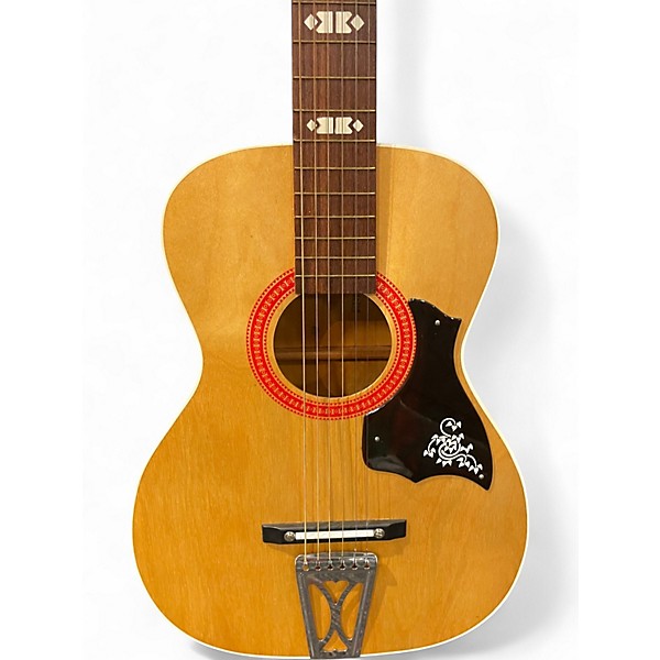 stella harmony guitar 50s ビンテージギター Vintage 1950s Stella Harmony F-71 Natural Acoustic Guitar