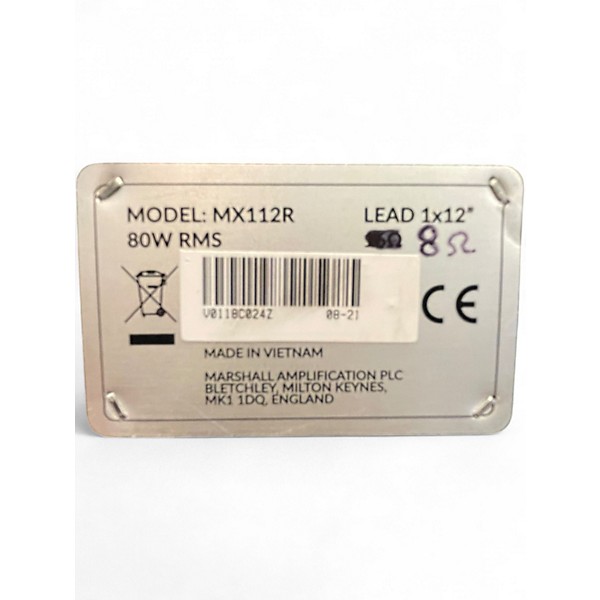 Used Marshall MX112R Guitar Cabinet