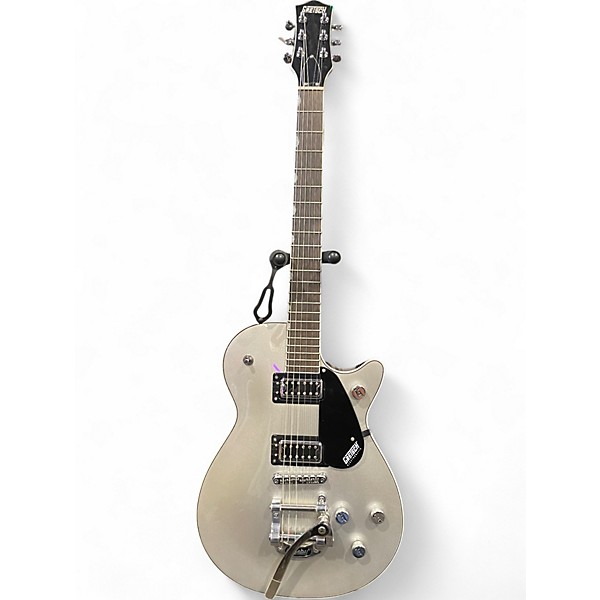 Used Gretsch Guitars G5230T Silver Sparkle Solid Body Electric Guitar