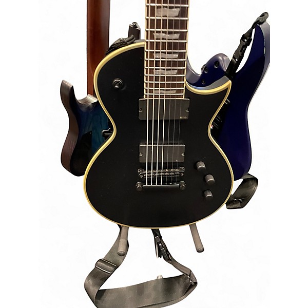 Used ESP LTD EC407 Black Solid Body Electric Guitar