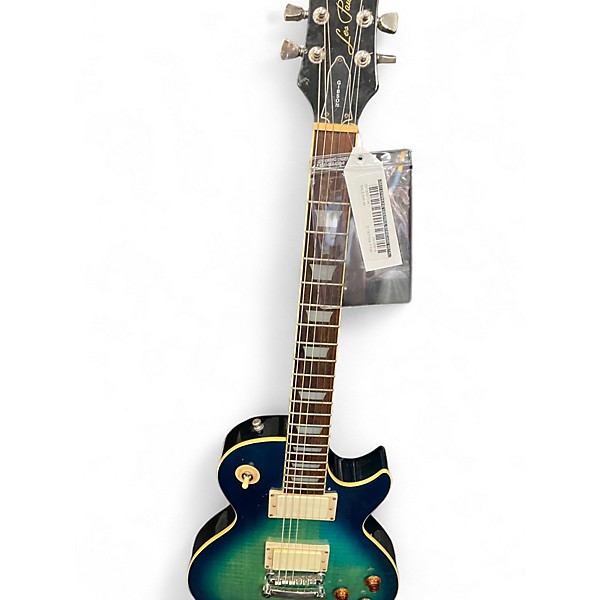 Used Epiphone Les Paul Standard Metallic Aqua Marine Solid Body Electric Guitar