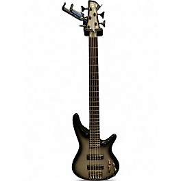 Used Ibanez SR505 5 String SILVER BURST Electric Bass Guitar