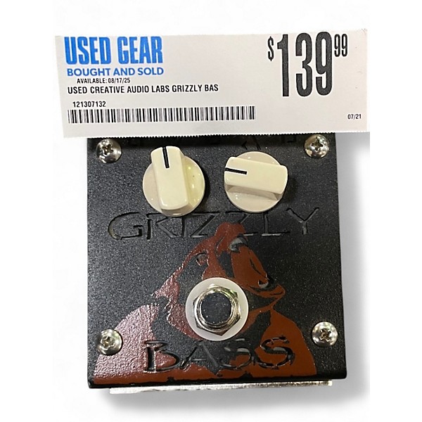 Used Creative Audio Labs Grizzly Bass Effect Pedal