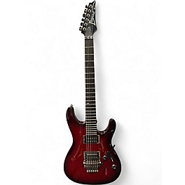 Used Ibanez S420 S Series Red to Black Fade Solid Body Electric Guitar