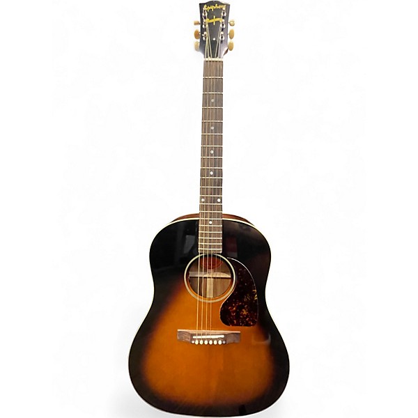 Used Epiphone 1942 Banner J45 Vintage Sunburst Acoustic Electric Guitar