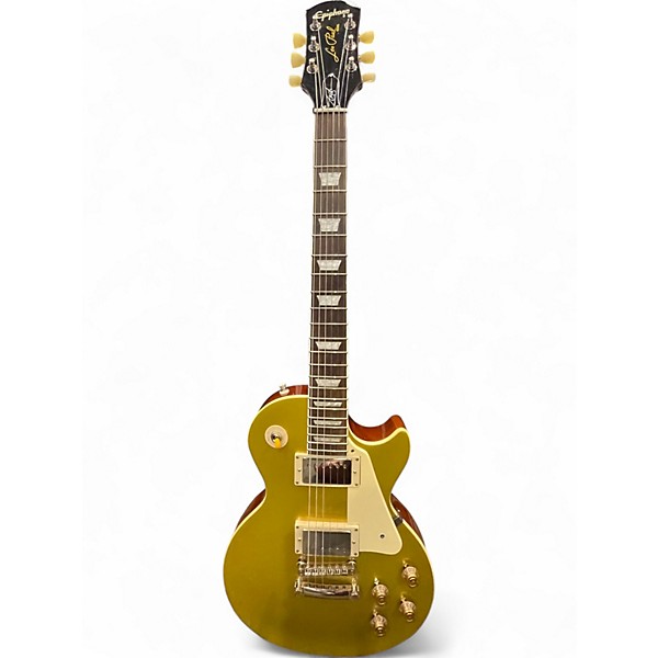 Used Epiphone Slash Les Paul Standard Metallic Gold Solid Body Electric Guitar