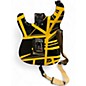 Used EVH Striped Series Black with Yellow Stripes Solid Body Electric Guitar
