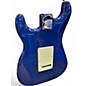 Used Fender Deluxe Stratocaster Sapphire Blue Trans Solid Body Electric Guitar
