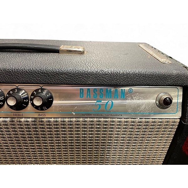 Vintage 1973 Fender bassman 50 Tube Guitar Amp Head | Guitar