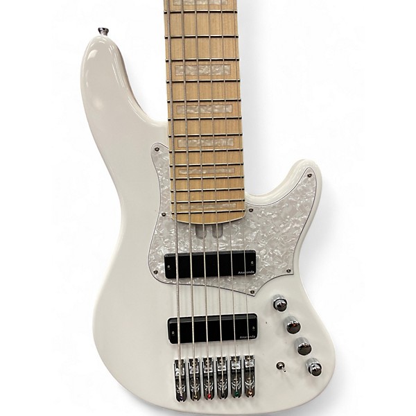 Used Anaconda J6 White Electric Bass Guitar