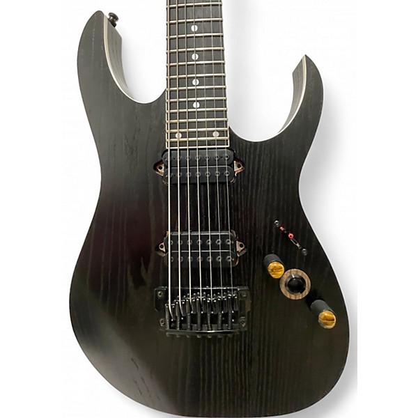 Used Ibanez RG752LWFX Black Solid Body Electric Guitar
