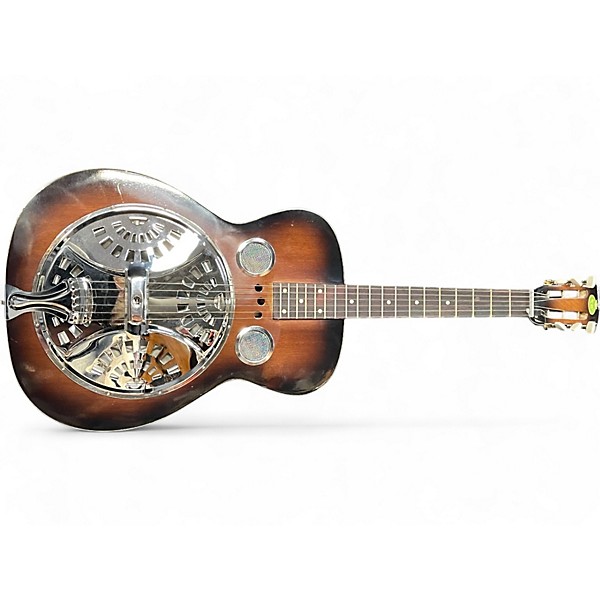 Used Regal RD40CHS Square Neck Studio 2 Color Sunburst Resonator Guitar