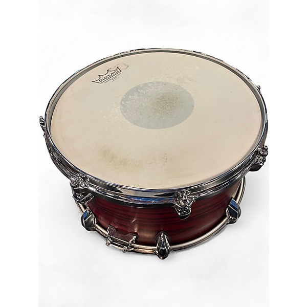 Used Orange County Drum & Percussion 7X13 Maple Ash Snare Chestnut Matte Drum