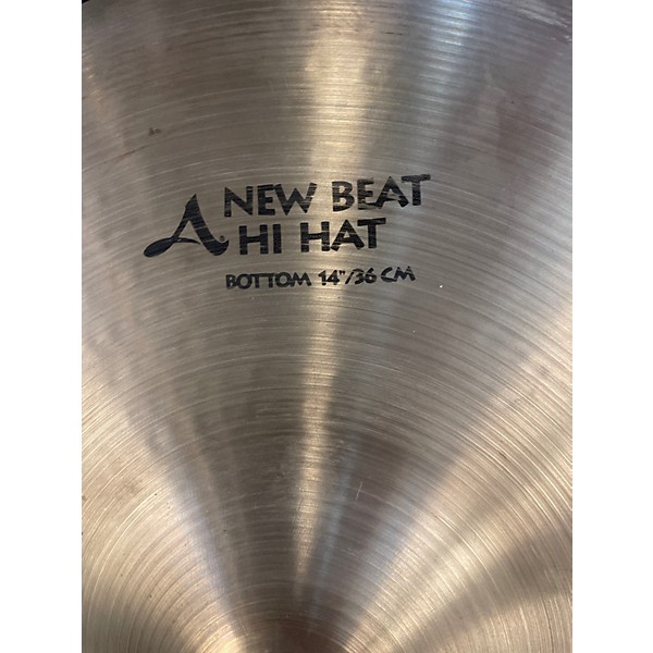 Used Zildjian 14in New Beat Hi Hat Pair Cymbal 33 | Guitar