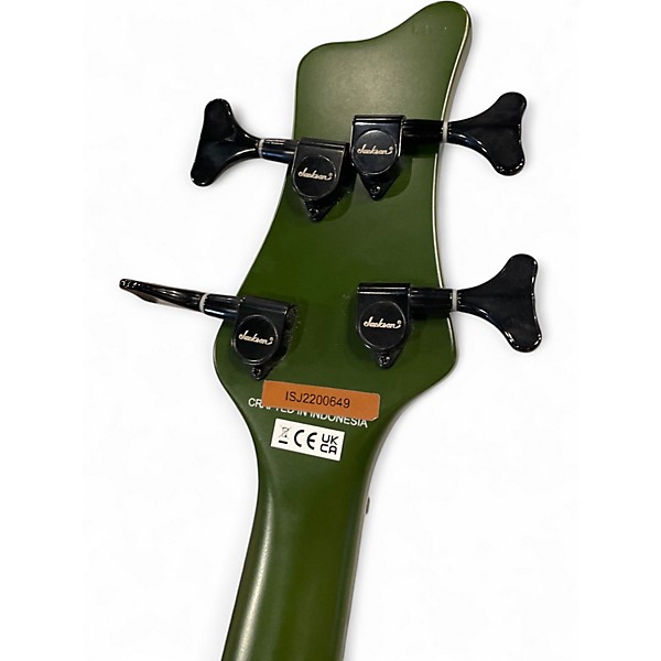 Used Jackson X Series Spectra Bass SBXIV Green Electric Bass Guitar