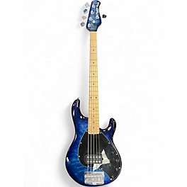 Used Sterling by Music Man Ray35 5 String Blueberry Burst Electric Bass Guitar