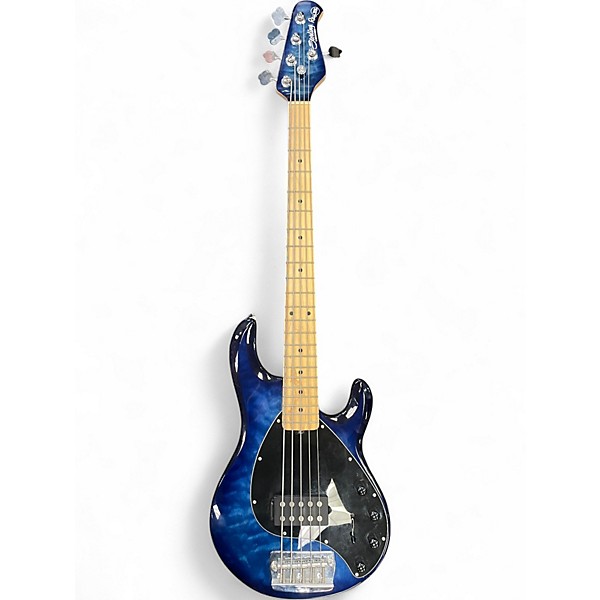 Used Sterling by Music Man Ray35 5 String Blueberry Burst Electric Bass Guitar