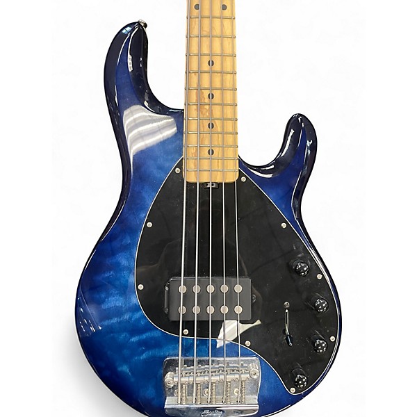 Used Sterling by Music Man Ray35 5 String Blueberry Burst Electric Bass Guitar