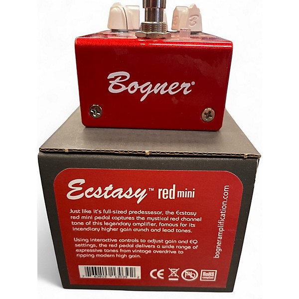 Used Bogner Ecstacy Red Mini Effect Pedal