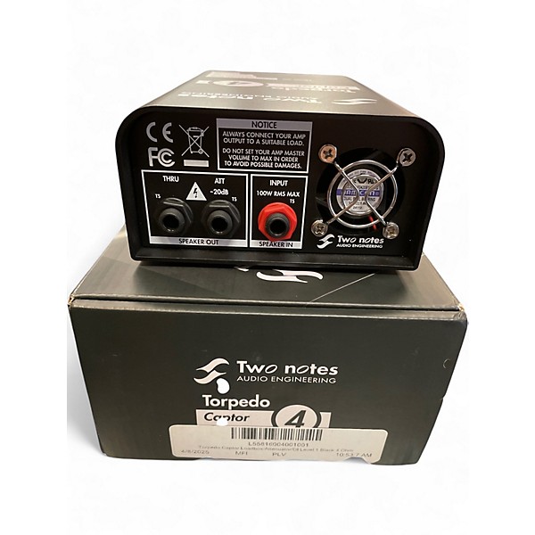 Used Two Notes Torpedo Captor 4 Direct Box