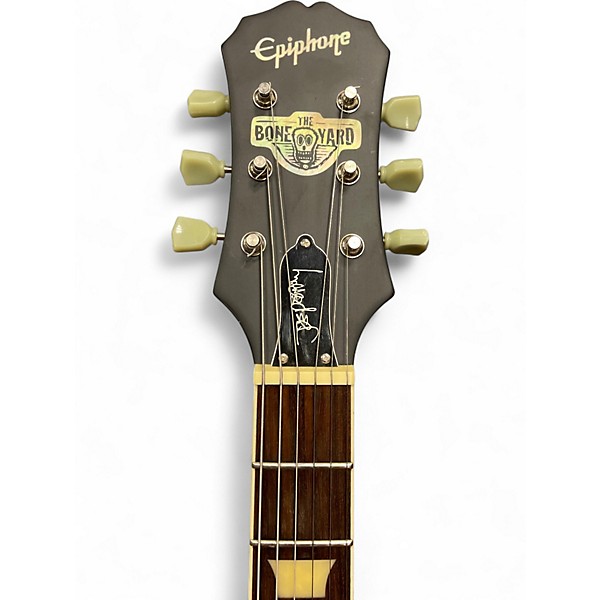 Used Epiphone Joe Perry Boneyard LP Standard AGED TIGER Solid Body Electric Guitar