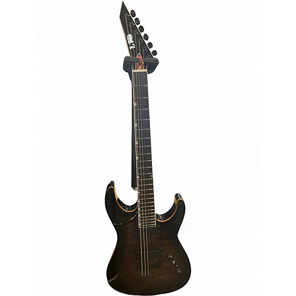 Used ESP LTD JM-II BLACK SHADOW BURST Solid Body Electric Guitar