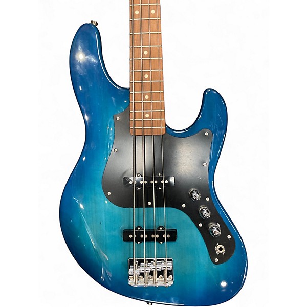 Used Fgn BMJ-R TRANSPARENT BLUE Electric Bass Guitar