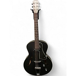 Used Godin 5th Avenue Kingpin P90 Black Hollow Body Electric Guitar