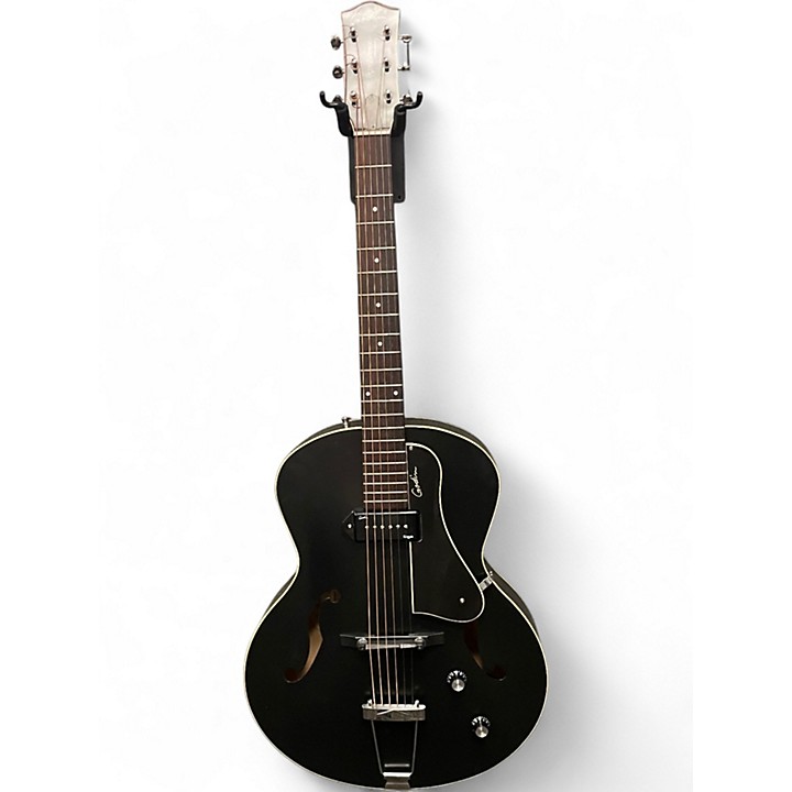 Used Godin 5th Avenue Kingpin P90 Black Hollow Body Electric