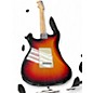 Used Fender American Deluxe Stratocaster ABALONE FRET MARKERS 2 Color Sunburst Solid Body Electric Guitar