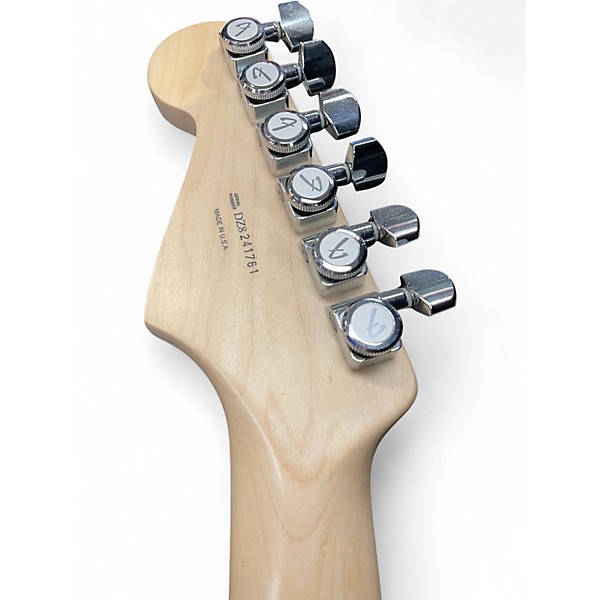 Used Fender American Deluxe Stratocaster ABALONE FRET MARKERS 2 Color Sunburst Solid Body Electric Guitar