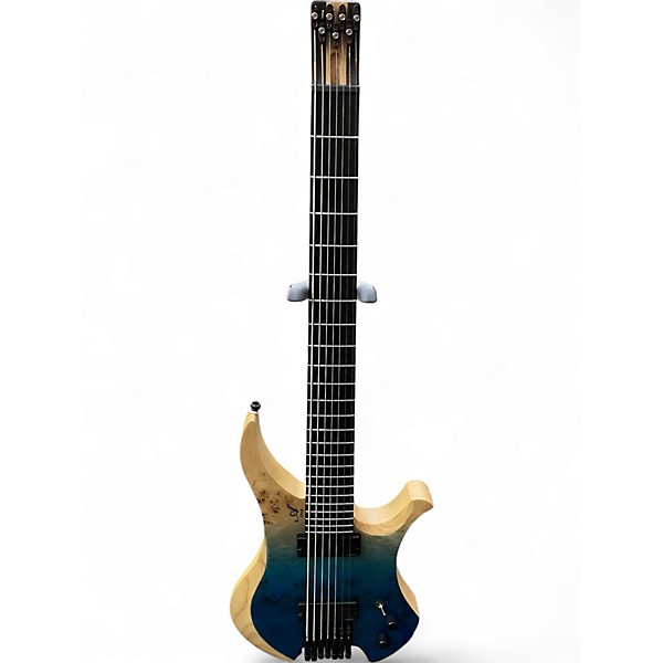 Used Agile Chiral Nirvana 730 Reverse Blue Fade Solid Body Electric Guitar