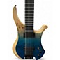 Used Agile Chiral Nirvana 730 Reverse Blue Fade Solid Body Electric Guitar