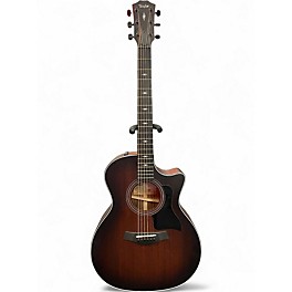 Used Taylor 324CE Shaded Edge Burst Acoustic Electric Guitar