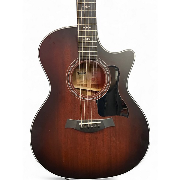 Used Taylor 324CE Shaded Edge Burst Acoustic Electric Guitar