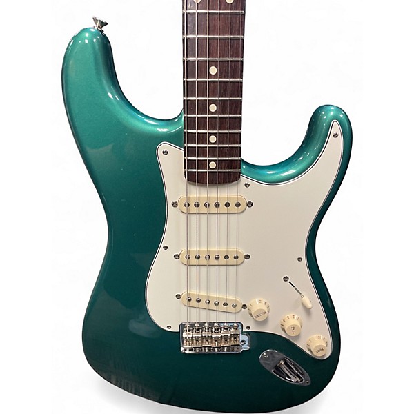 Used 2007 Fender WILDWOOD 59 THIN SKIN Green Solid Body Electric Guitar