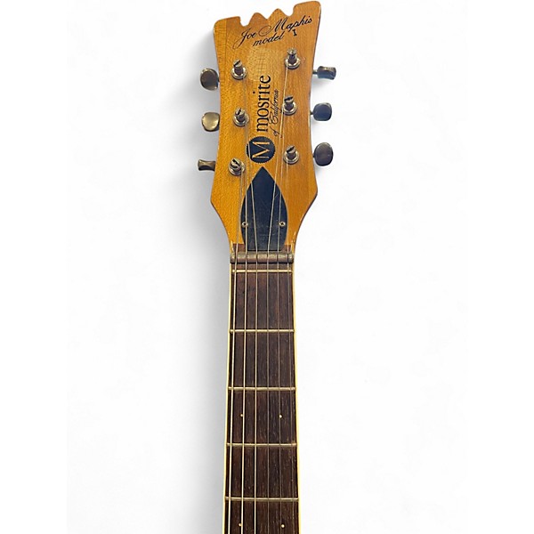 Vintage 1966 Mosrite Joe Maphis Model I Natural Solid Body Electric Guitar
