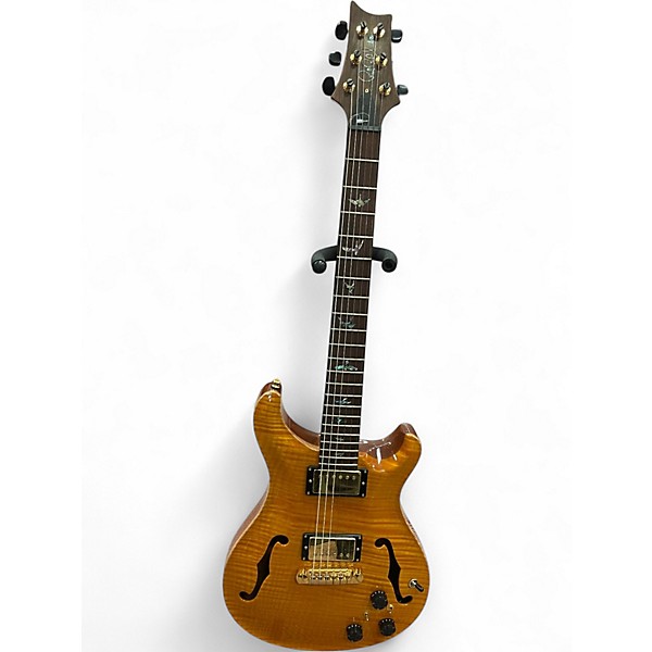 Used 2005 PRS HOLLOWBODY ARTIST Santana Yellow Hollow Body Electric Guitar