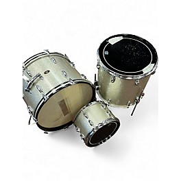 Vintage 1960s Slingerland 3 Piece modern jazz no. 9 kit Silver Sparkle Drum Kit