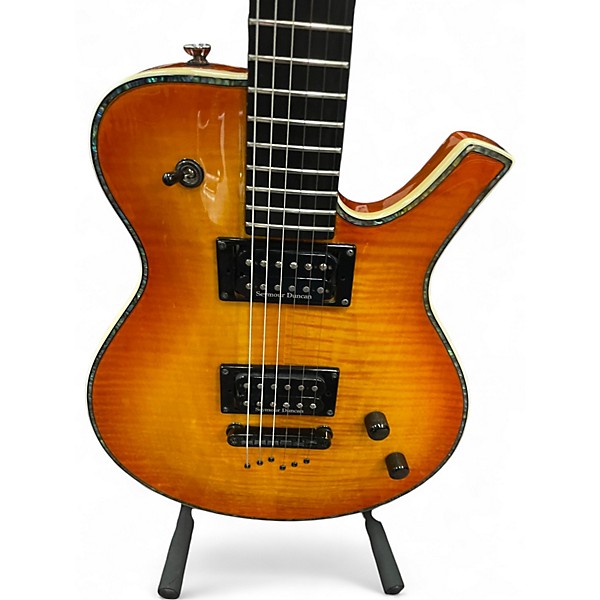 Used Parker Guitars PM20PRO Orange Burst Solid Body Electric Guitar
