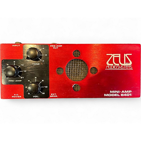 Used Zeus Audio Systems 8401 battery-powered mini Guitar Combo Amp