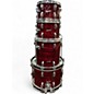 Vintage 1960s Rogers 4 Piece Holiday Red Onyx Drum Kit thumbnail