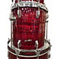 Vintage 1960s Rogers 4 Piece Holiday Red Onyx Drum Kit