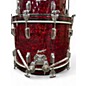 Vintage 1960s Rogers 4 Piece Holiday Red Onyx Drum Kit