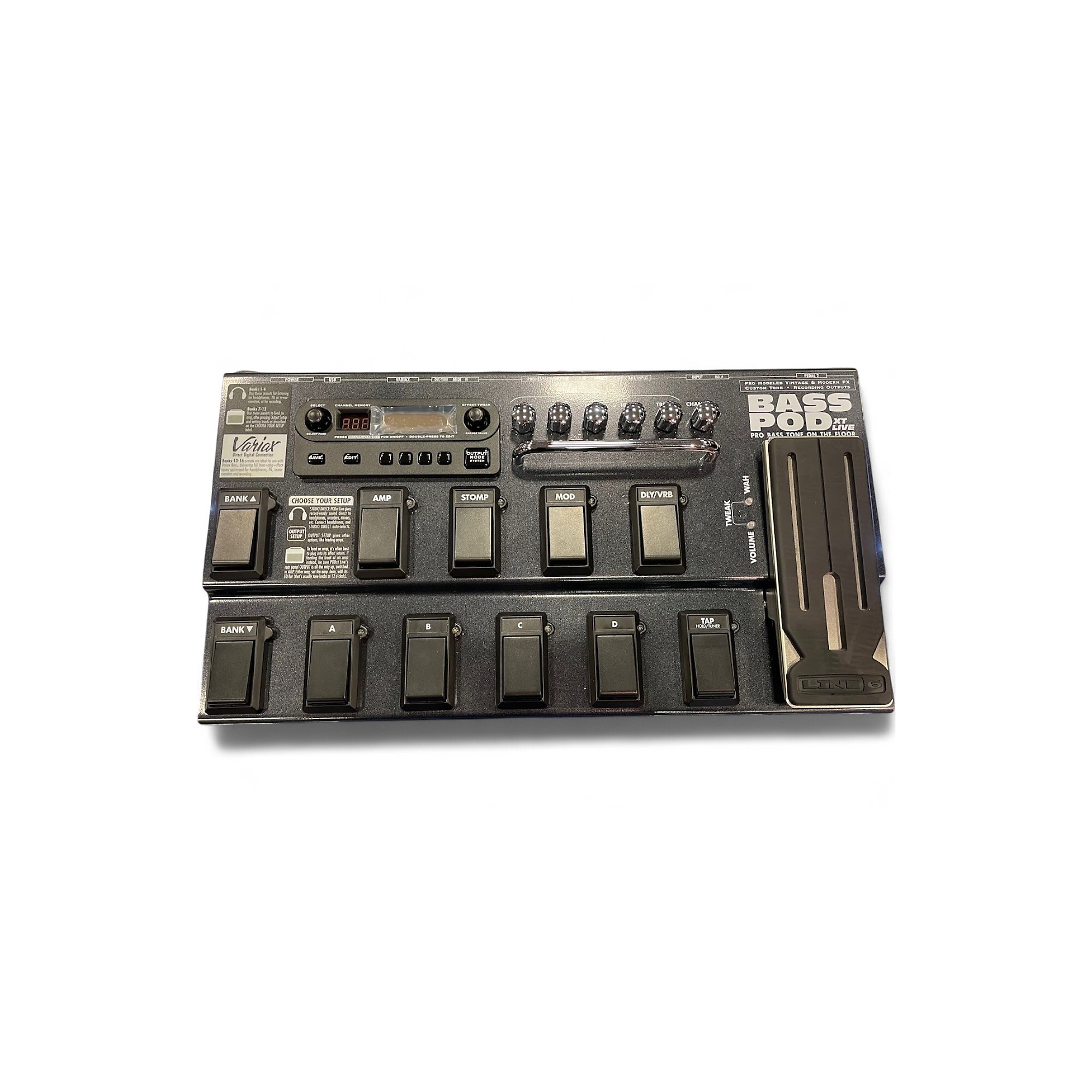 Used Line 6 Bass Pod XT Live Bass Effect Pedal | Guitar Center