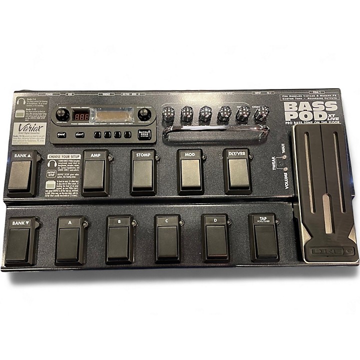 ベース Line6 Bass Pod XT korg Used Line 6 Bass Pod XT Live Bass Effect Pedal | Guitar Center