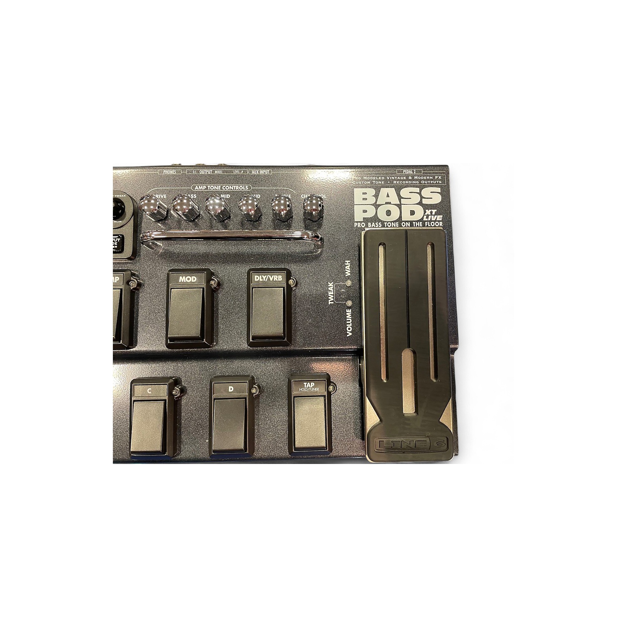 ベース LINE6 BASS POD XT LIVE AMP SIMLATOR Used Line 6 Bass Pod XT Live Bass Effect Pedal | Guitar Center
