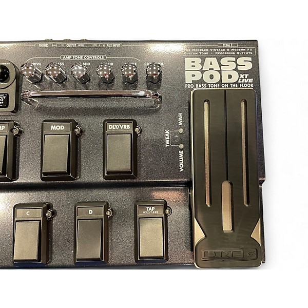 ベース Line6 Bass Pod XT korg Used Line 6 Bass Pod XT Live Bass Effect Pedal | Guitar Center