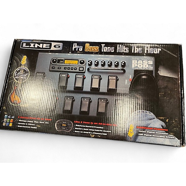 ベース Line6 Bass Pod XT korg Used Line 6 Bass Pod XT Live Bass Effect Pedal | Guitar Center