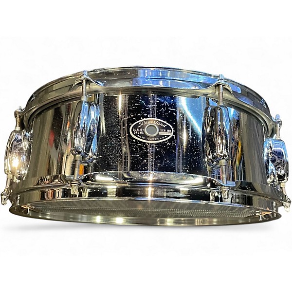 Vintage 1970s Slingerland 5.5X14 sound king snare steel Drum